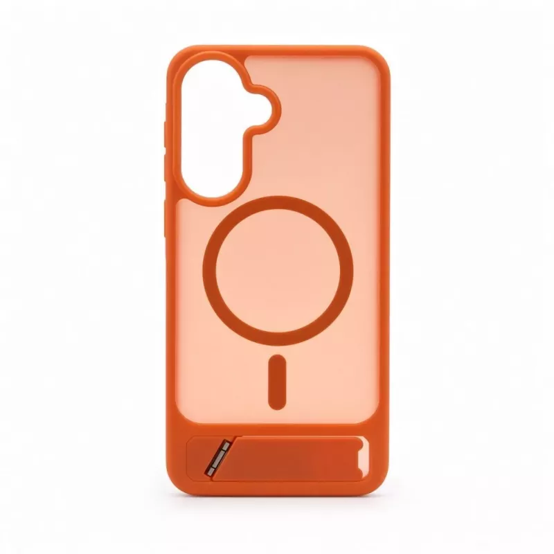 Evelatus Capa emborrachada com MagSafe e suporte para Samsung Galaxy A37 / A36, laranja