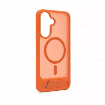 Evelatus Capa emborrachada com MagSafe e suporte para Samsung Galaxy A37 / A36, laranja