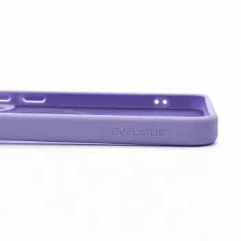Evelatus Capa Shield com MagSafe e suporte para Samsung Galaxy A37 / A36, anel mate, lavanda lilás