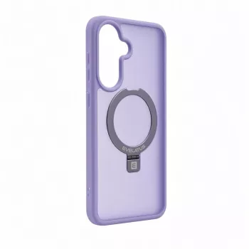 Evelatus Capa Shield com MagSafe e suporte para Samsung Galaxy A37 / A36, anel mate, lavanda lilás