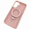 Capa Evelatus Shield com MagSafe e suporte para Samsung Galaxy A37 / A36, mate, rosa claro