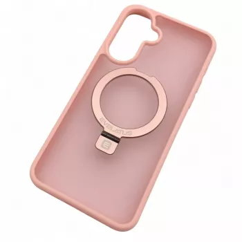 Capa Evelatus Shield com MagSafe e suporte para Samsung Galaxy A37 / A36, mate, rosa claro