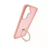 Capa Evelatus Shield com MagSafe e suporte para Samsung Galaxy A37 / A36, mate, rosa claro