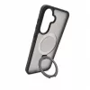 Evelatus Capa Shield com MagSafe e suporte para Samsung Galaxy A37 / A36, cinzento fumado mate