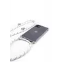 Evelatus Capa com Cordão Listras Brancas para Samsung Galaxy A40 Transparente