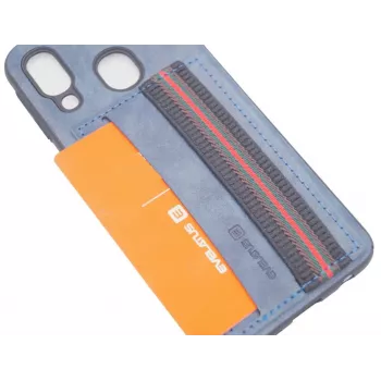 Evelatus Samsung Galaxy A40 Cubit Capa Traseira Azul