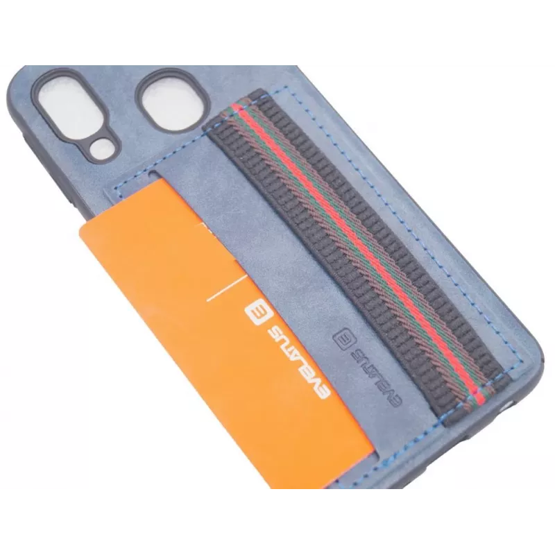 Evelatus Samsung Galaxy A40 Cubit Capa Traseira Azul