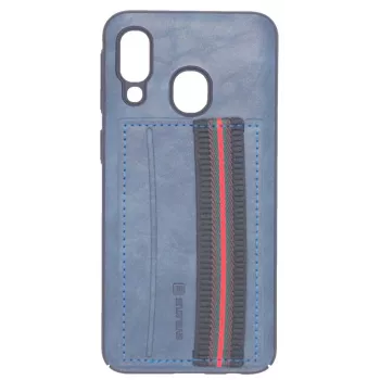 Evelatus Samsung Galaxy A40 Cubit Capa Traseira Azul