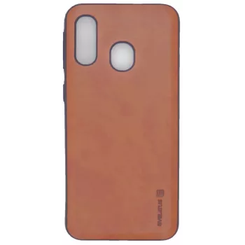 Capa traseira Evelatus Samsung Galaxy A40 Kuton pele castanha