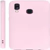 Capa de silicone Nano Evelatus para Samsung Galaxy A40 Soft Touch TPU Bege
