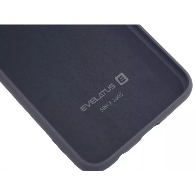 Evelatus Capa de silicone nano Soft Touch TPU para Samsung Galaxy A40, preto
