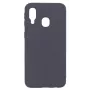 Evelatus Capa de silicone nano Soft Touch TPU para Samsung Galaxy A40, preto