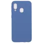 Evelatus Capa de silicone Nano para Samsung Galaxy A40 Soft Touch TPU azul-escuro