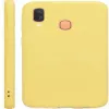 Capa Evelatus Nano Silicone Soft Touch TPU para Samsung Galaxy A40 amarela