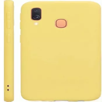 Capa Evelatus Nano Silicone Soft Touch TPU para Samsung Galaxy A40 amarela