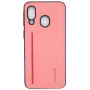 Evelatus Capa traseira de silicone para Samsung Galaxy A40 rosa
