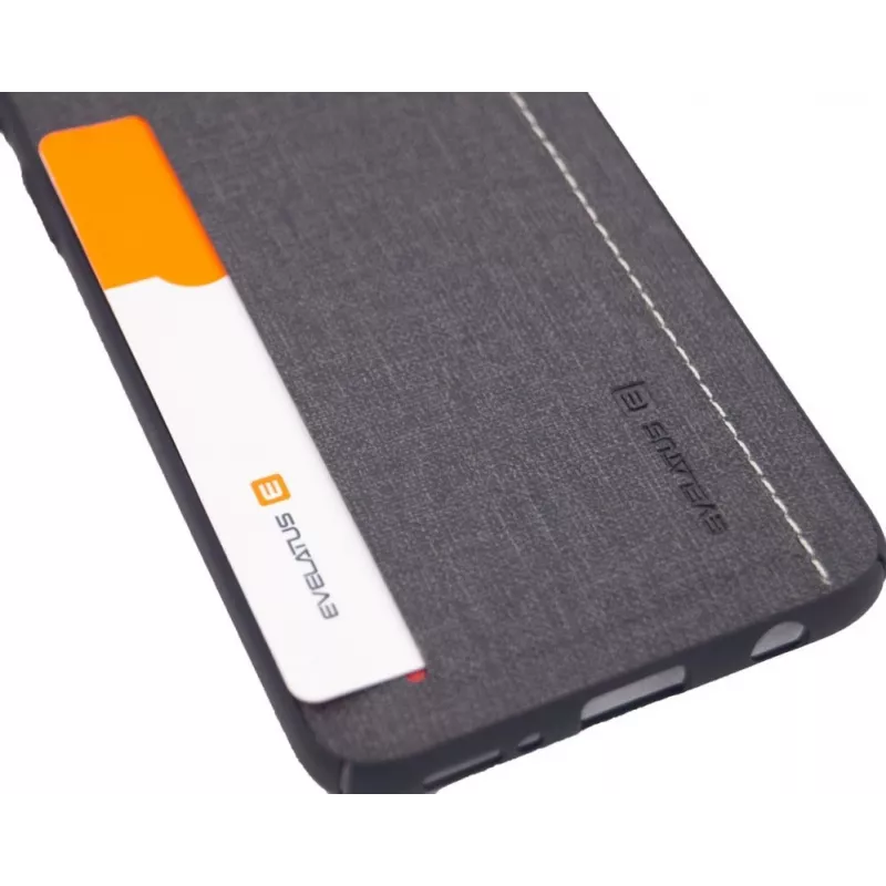 Evelatus Capa em silicone para Samsung Galaxy A40 preta