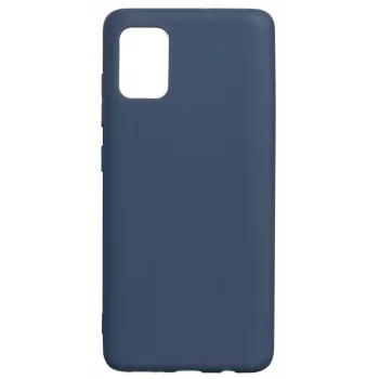 Evelatus Capa de silicone nano Soft Touch TPU para Samsung Galaxy A41 azul