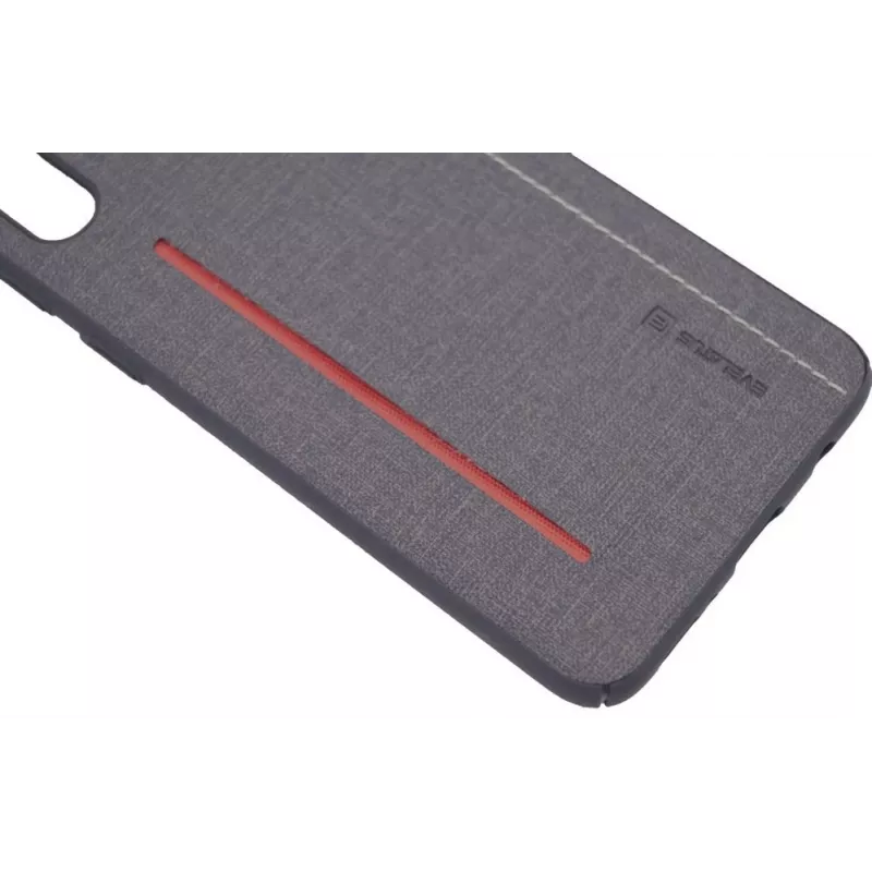 Capa traseira de silicone Evelatus para Samsung Galaxy A50 / A30s / A50s, preto