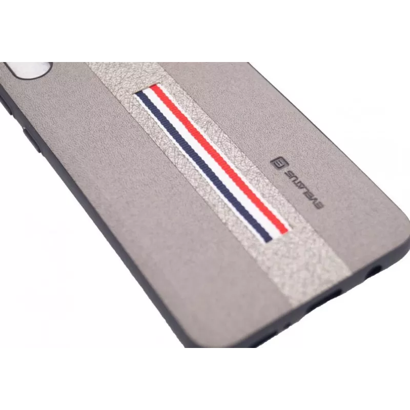 Capa traseira de silicone líquido Evelatus para Samsung Galaxy A50 Dazzel Gray