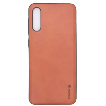 Capa tipo carteira Evelatus Samsung Galaxy A50 Kuton castanha com suporte