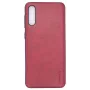 EVELATUS Samsung Galaxy A50 Kuton Capa traseira em silicone líquido vermelha
