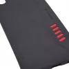 Evelatus Samsung Galaxy A50 capa traseira reforçada Shooter Series preta com kickstand e anel de suporte