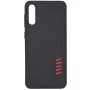 Evelatus Samsung Galaxy A50 capa traseira reforçada Shooter Series preta com kickstand e anel de suporte