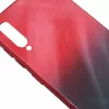 Evelatus Samsung Galaxy A50 capa de vidro temperado Water Ripple Full Color Electroplating gradiente vermelho-preto