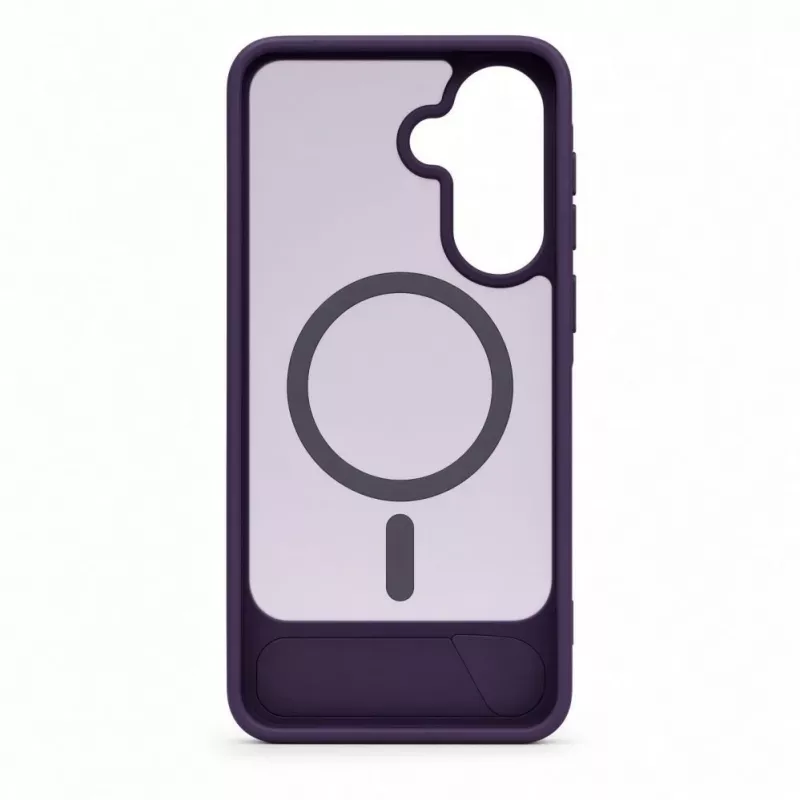 Evelatus Capa emborrachada com MagSafe e suporte para Samsung Galaxy A57, lilás