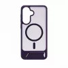 Evelatus Capa emborrachada com MagSafe e suporte para Samsung Galaxy A57, lilás