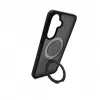 Evelatus Capa Shield com MagSafe e suporte, anel mate, para Samsung Galaxy A57, preta