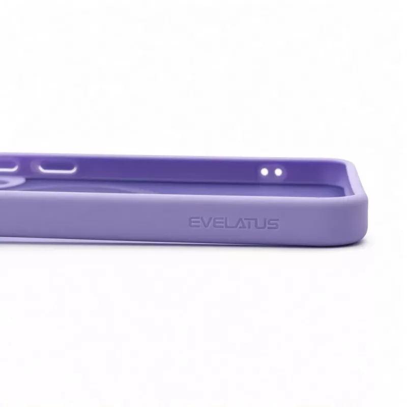 Evelatus Capa Shield com MagSafe e suporte para Samsung Galaxy A57, anel mate, lavanda lilás