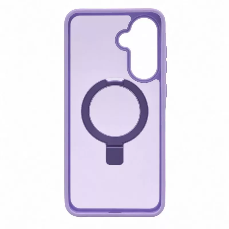 Evelatus Capa Shield com MagSafe e suporte para Samsung Galaxy A57, anel mate, lavanda lilás