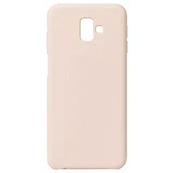 Capa de silicone Evelatus para Samsung Galaxy A6 2018 rosa areia