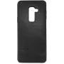 Capa traseira TPU Evelatus para Samsung Galaxy A6+ (2018) com placa metálica para suporte magnético de telemóvel, preta