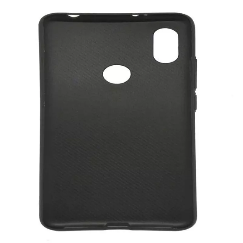 Capa TPU Evelatus para Samsung Galaxy A6 2018 com placa metálica para suporte magnético para telemóvel vermelha