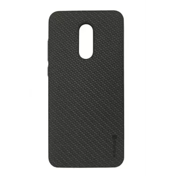 Capa TPU Evelatus para Samsung Galaxy A6 2018 com placa metálica para suporte magnético de telemóvel, preta