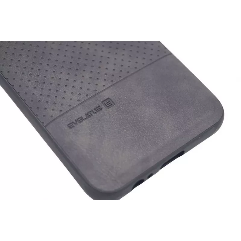 Capa TPU Evelatus Samsung Galaxy A6 2018 com placa metálica para suporte magnético de telemóvel preta