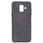 Capa TPU Evelatus Samsung Galaxy A6 2018 com placa metálica para suporte magnético de telemóvel preta