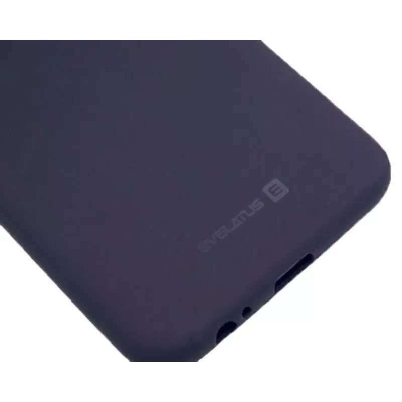 Evelatus Capa de Silicone Nano Soft Touch TPU Azul Meia-Noite para Samsung Galaxy A6 Plus 2018
