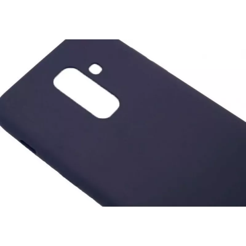 Evelatus Capa de Silicone Nano Soft Touch TPU Azul Meia-Noite para Samsung Galaxy A6 Plus 2018
