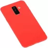 Evelatus Samsung Galaxy A6 Plus 2018 Capa de silicone Nano Soft Touch TPU Vermelho