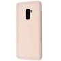 Capa de silicone Evelatus Samsung Galaxy A6 Plus 2018 rosa areia