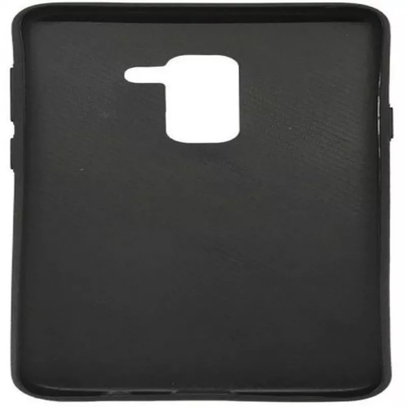 Capa TPU Evelatus 1 com placa metálica (compatível com suporte magnético de telefone) para Samsung Galaxy A6 Plus 2018 azul