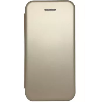 Capa tipo livro Evelatus para Samsung Galaxy A7 2018 dourada