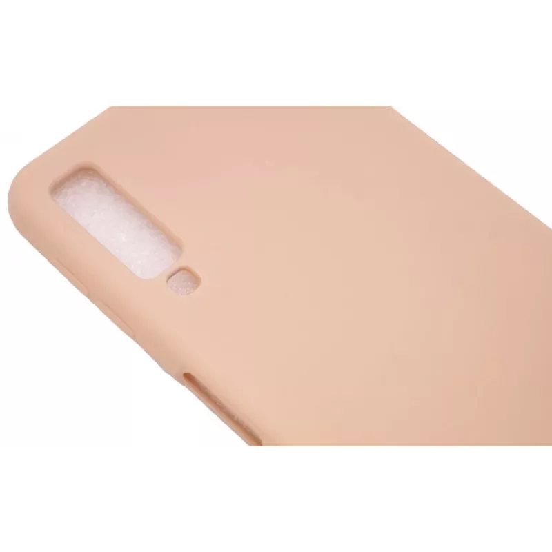 Evelatus Capa de Silicone Nano Soft Touch TPU Rosa Areia para Samsung Galaxy A7 2018