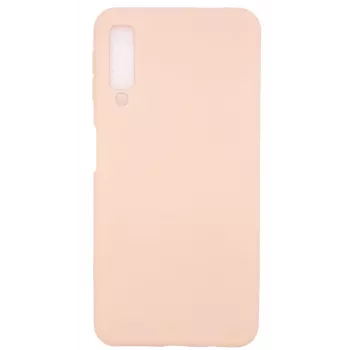 Evelatus Capa de Silicone Nano Soft Touch TPU Rosa Areia para Samsung Galaxy A7 2018