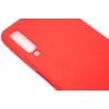 Evelatus Capa de silicone nano Soft Touch TPU para Samsung Galaxy A7 2018 vermelha