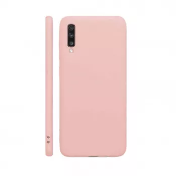 Capa de silicone nano Evelatus para Samsung Galaxy A70 Soft Touch TPU bege